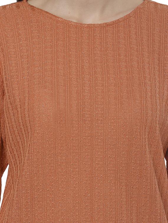 long sleeved knitted top - 15029743 - Zoom Image - 4