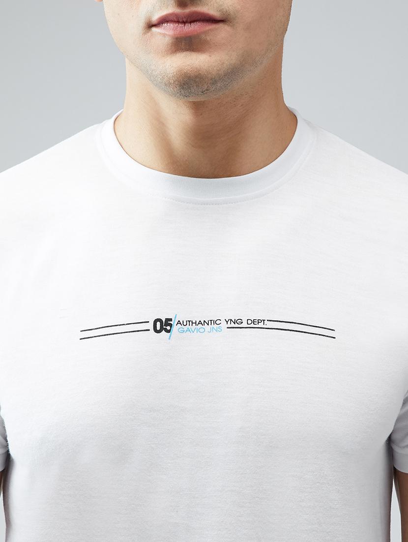 white cotton t-shirt - 15030951 - Zoom Image - 4