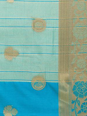 pink raw silk woven saree with blouse - 15031401 - Standard Image - 4
