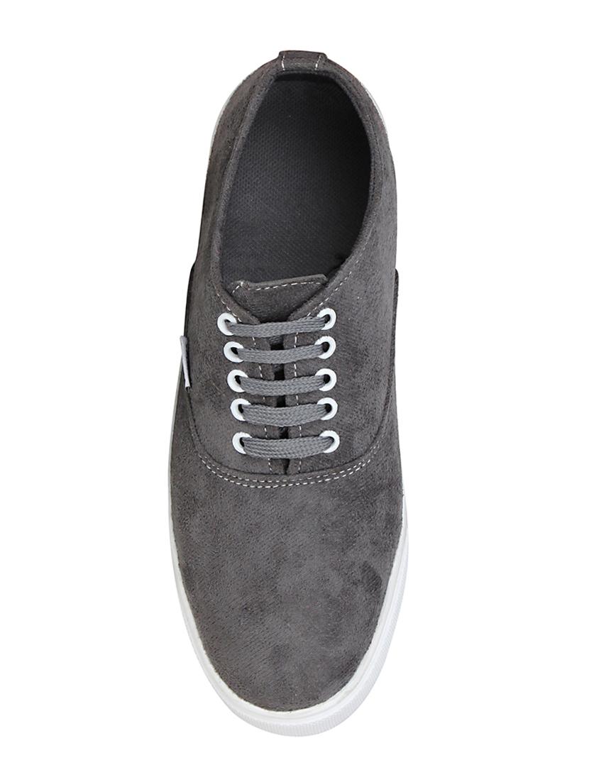 grey Suede lace up sneaker - 15032235 - Zoom Image - 4