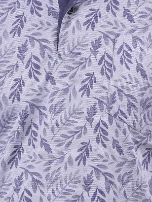 blue cotton all over print tshirt - 15032373 - Standard Image - 4