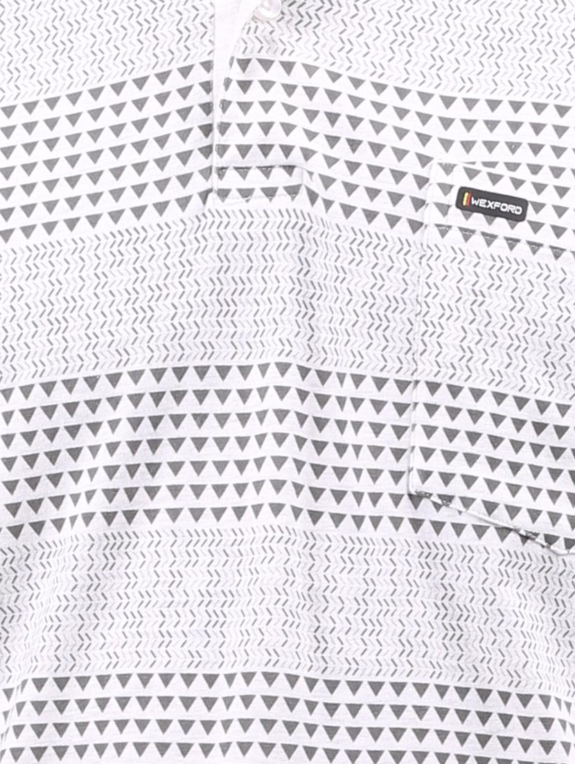 white cotton all over print tshirt - 15032426 - Zoom Image - 4