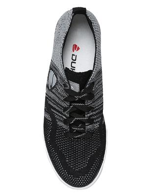 black Fabric lace up sneaker - 15033351 - Standard Image - 4
