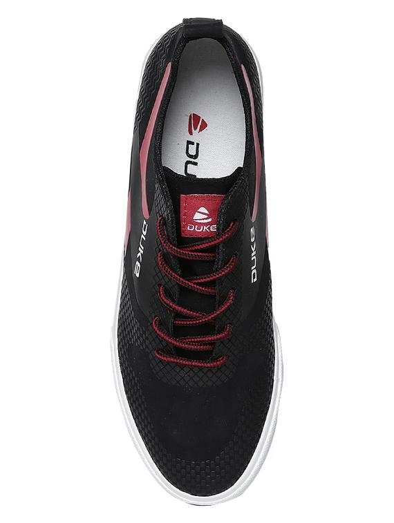 black leatherette lace up sneaker - 15033362 - Zoom Image - 4