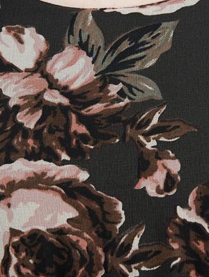 Sleeveless Floral asymmetric dress - 15033656 - Standard Image - 4