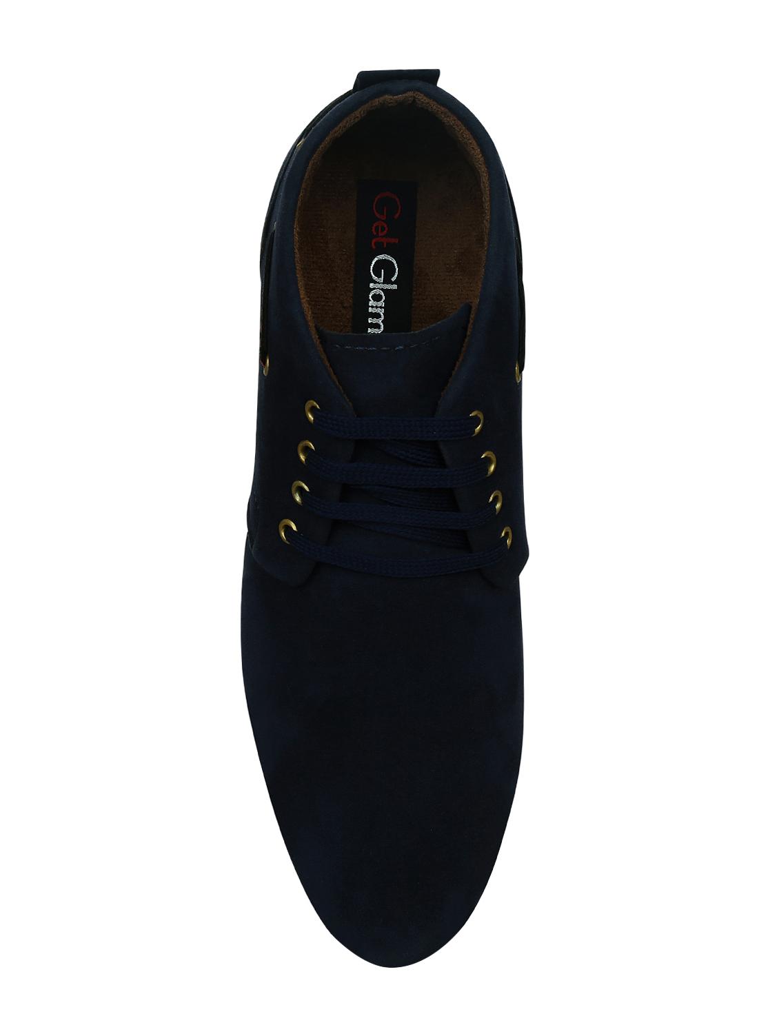 blue synthetic low ankle boots - 15036818 - Zoom Image - 4
