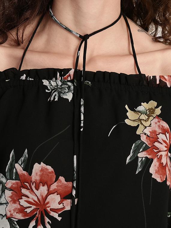 off shoulder floral top - 15037771 - Zoom Image - 4