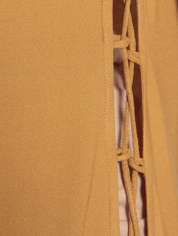 yellow solid a-line tunic - 15038413 - Zoom Image - 4