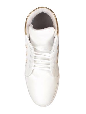 gold synthetic sneakers - 15040793 - Standard Image - 4