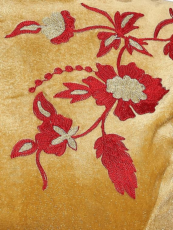 KAANCHIE NANGGIA yellow embroidered blouse - 15041920 - Zoom Image - 4