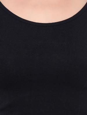 blue cotton lycra solid blouse - 15046131 - Standard Image - 4
