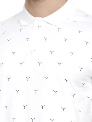 white cotton all over print tshirt - 15046638 - Standard Image - 4