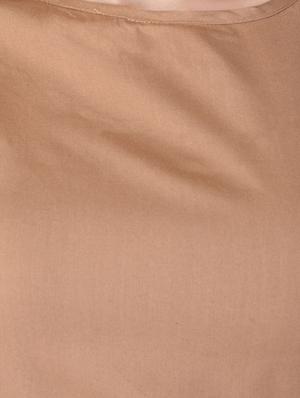 beige rayon solid kurta - 15048397 - Standard Image - 4