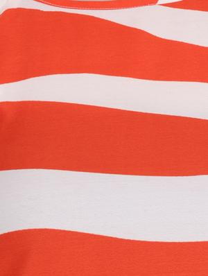 orange crepe printed top - 15053646 - Standard Image - 4
