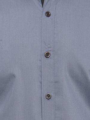 grey cotton casual shirt - 15054855 - Standard Image - 4