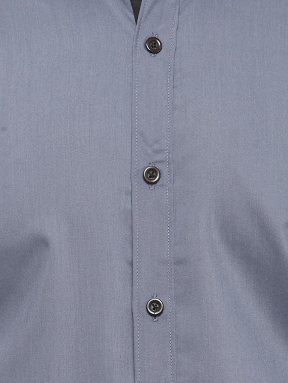 grey cotton casual shirt - 15054855 - Zoom Image - 4