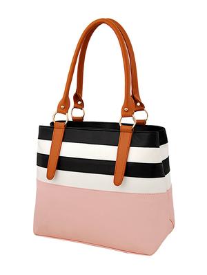 pink leatherette handbag - 15055889 - Standard Image - 4