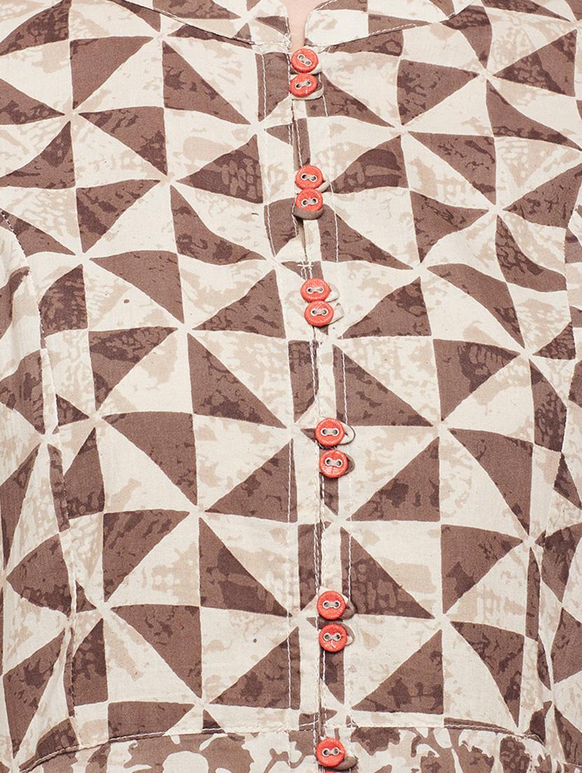a-line bell sleeves kurta - 15056059 - Zoom Image - 4