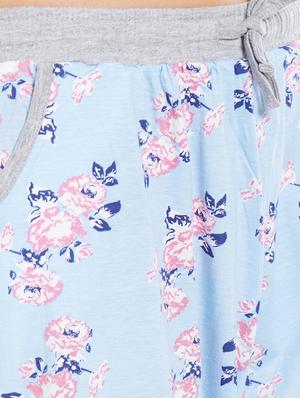v-neck tee with pajama set - 15059263 - Standard Image - 4