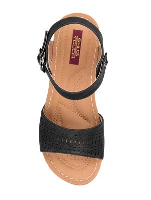 black ankle strap wedge - 15059477 - Standard Image - 4