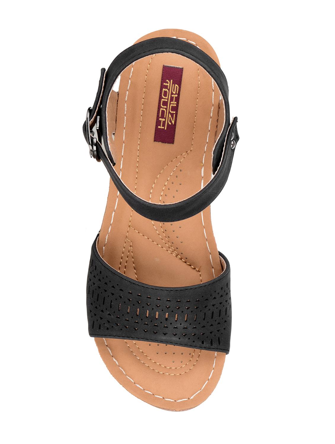 black ankle strap wedge - 15059477 - Zoom Image - 4