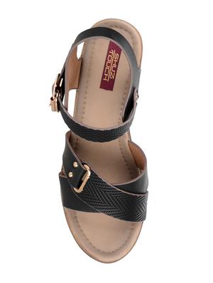 black ankle strap wedge - 15059485 - Standard Image - 4