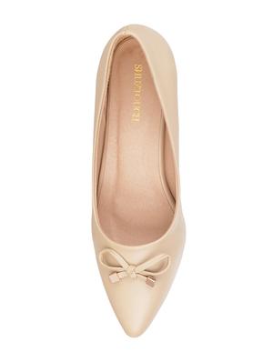 beige slip on pump - 15059618 - Standard Image - 4