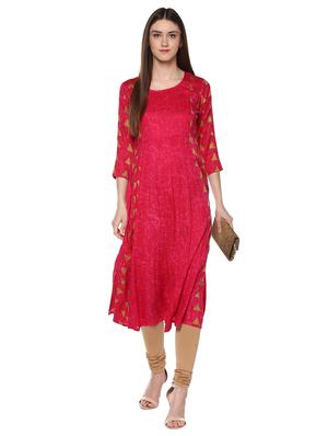 Flared geometrical kurta - 15061745 - Standard Image - 4