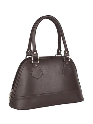 black leatherette regular handbag - 15066617 - Standard Image - 4