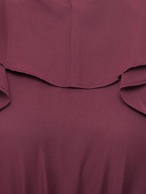purple crepe full leg jumpsuit - 15068707 - Standard Image - 4