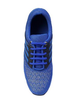 blue mesh lace-up sport shoe - 15072707 - Standard Image - 4
