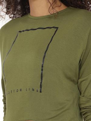 high low graphic print tee - 15073060 - Standard Image - 4