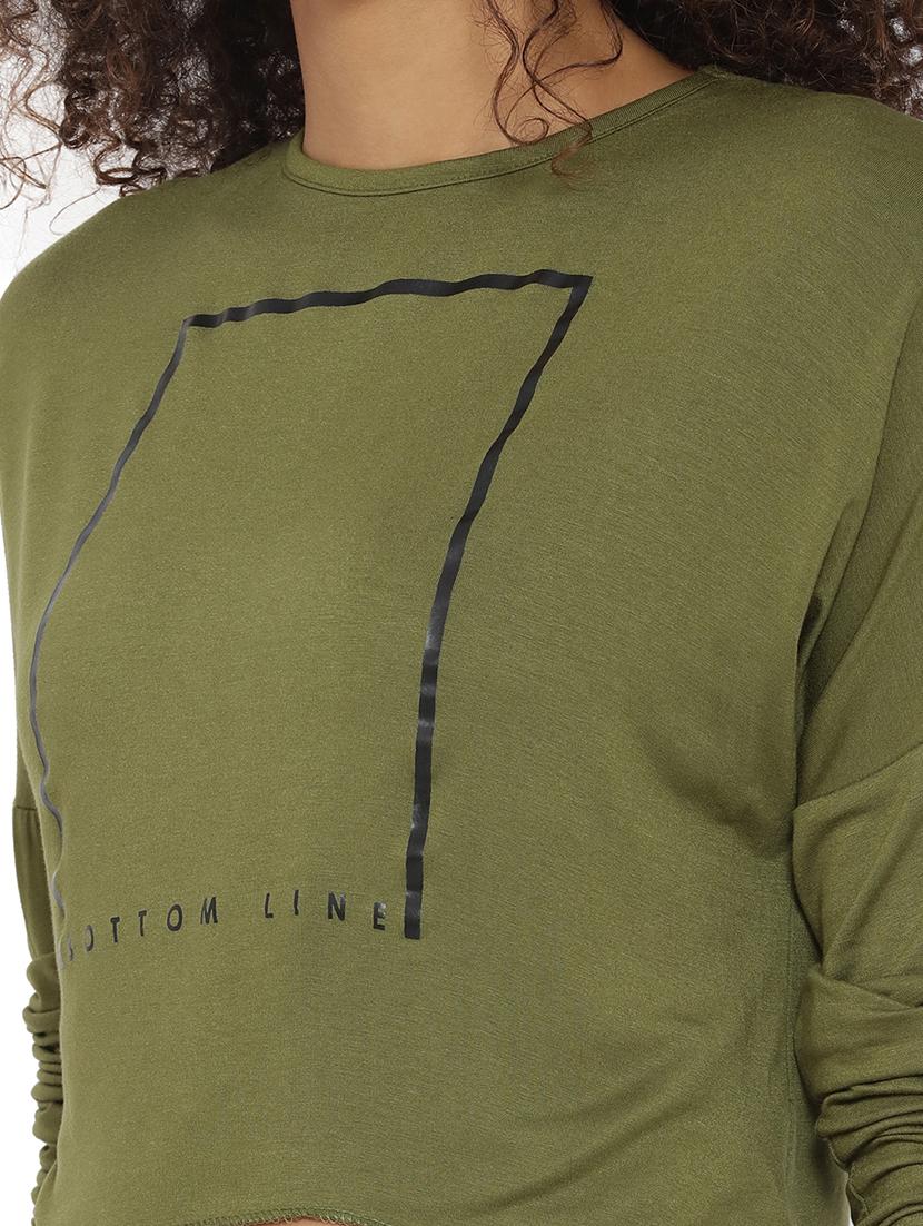 high low graphic print tee - 15073060 - Zoom Image - 4