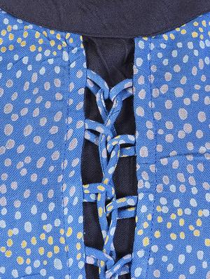 Blue rayon layered kurta - 15081312 - Standard Image - 4