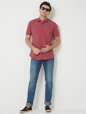 blue cotton washed jeans - 15084276 - Standard Image - 4