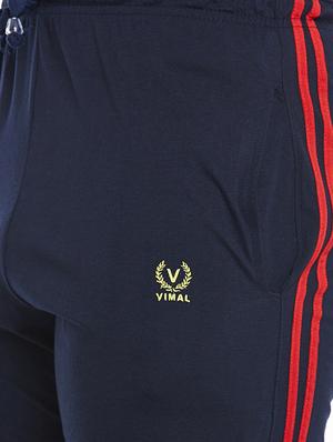 navy blue cotton blend shorts - 15085489 - Standard Image - 4