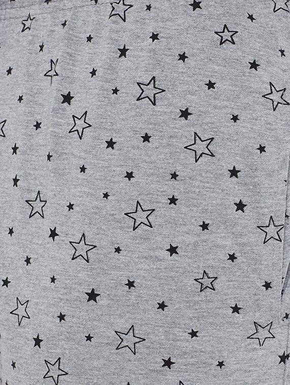 grey cotton blend shorts - 15085519 - Zoom Image - 4