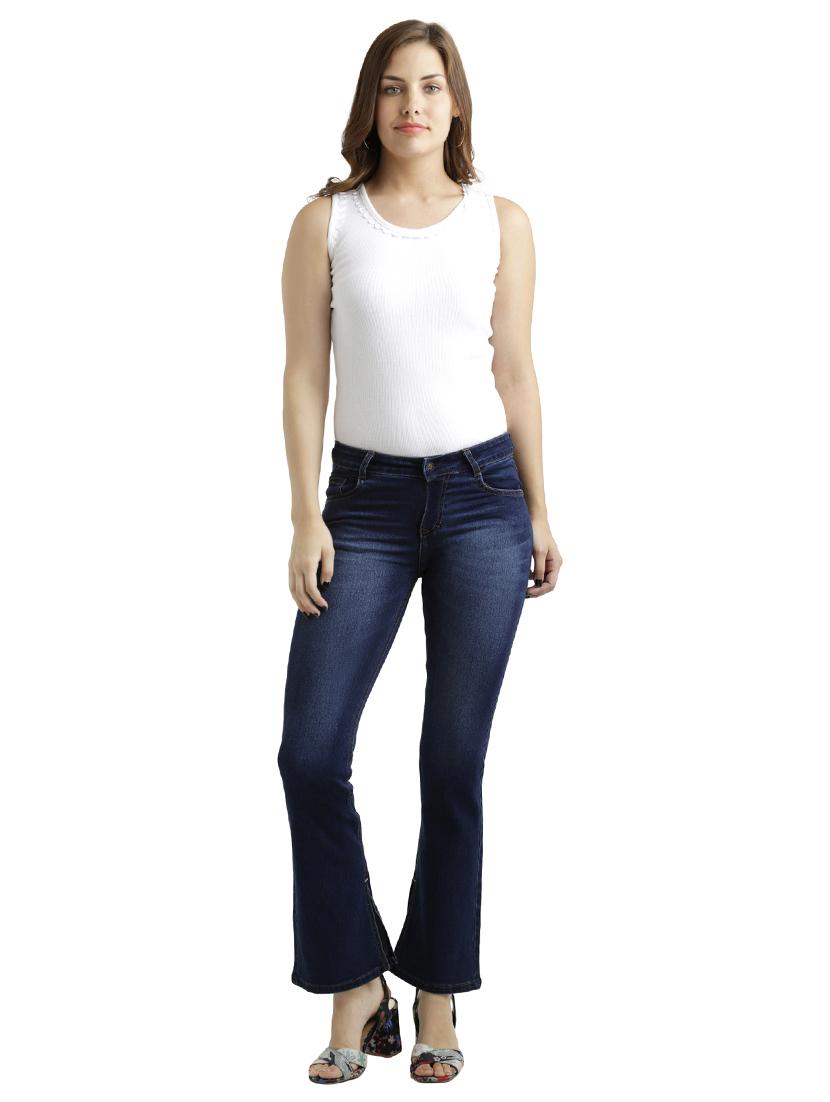 stone washed boot cut jeans - 15085548 - Zoom Image - 4