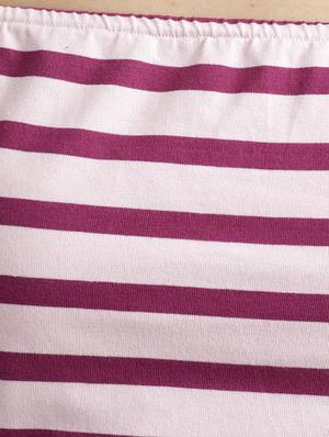 off shoulder striped crop top - 15085654 - Standard Image - 4