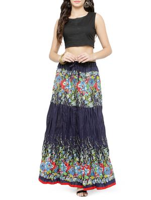 printed tiered skirt - 15090939 - Standard Image - 4