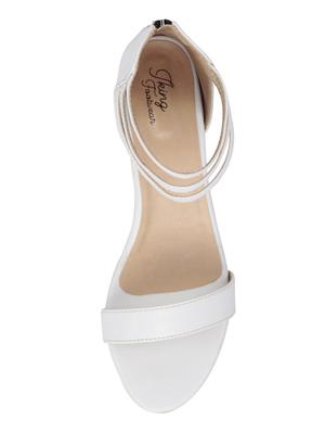 white closed back sandal - 15092215 - Standard Image - 4