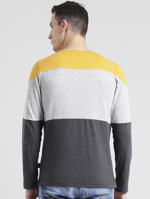 multi colored cotton color block tshirt - 15092293 - Standard Image - 4