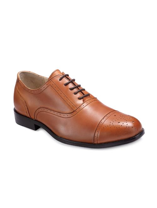 tan leather laceup brouges - 15098714 - Very Small Image - 1