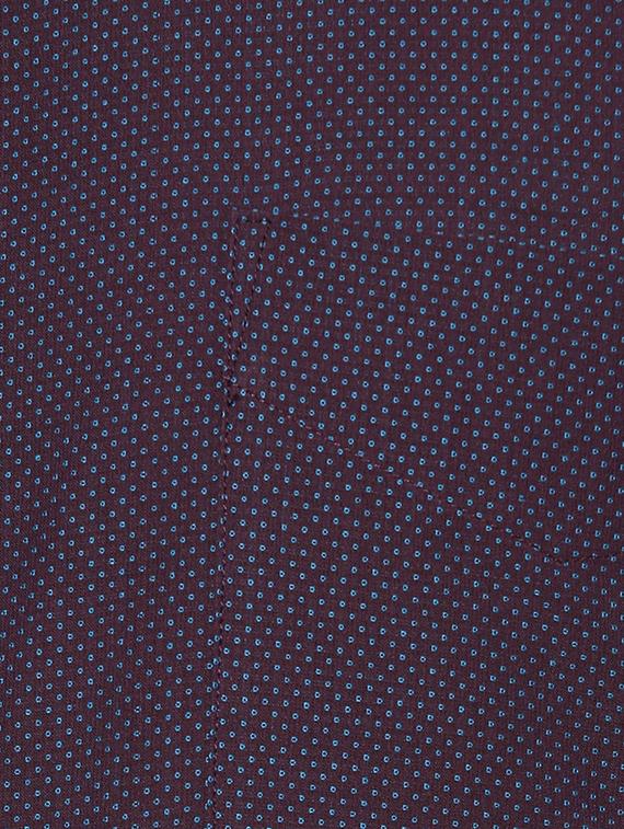 maroon printed formal shirt - 15100551 - Zoom Image - 4