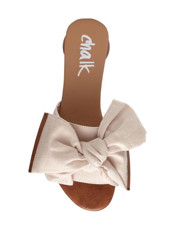 beige fabric slides - 15102540 - Zoom Image - 4