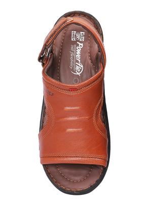 red chief tan formal sandals - 15102640 - Standard Image - 4