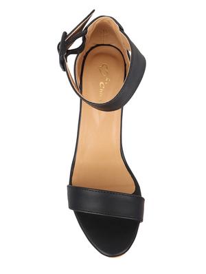 black ankle strap sandal - 15106855 - Standard Image - 4