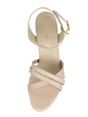 beige ankle strap sandal - 15106860 - Standard Image - 4