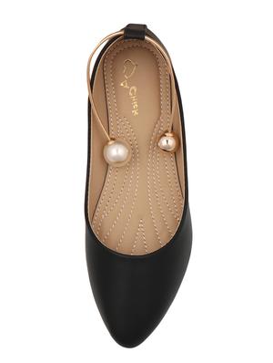 black suede slip on ballerina - 15106868 - Standard Image - 4