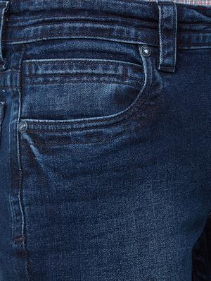 blue cotton washed jeans - 15107652 - Standard Image - 4